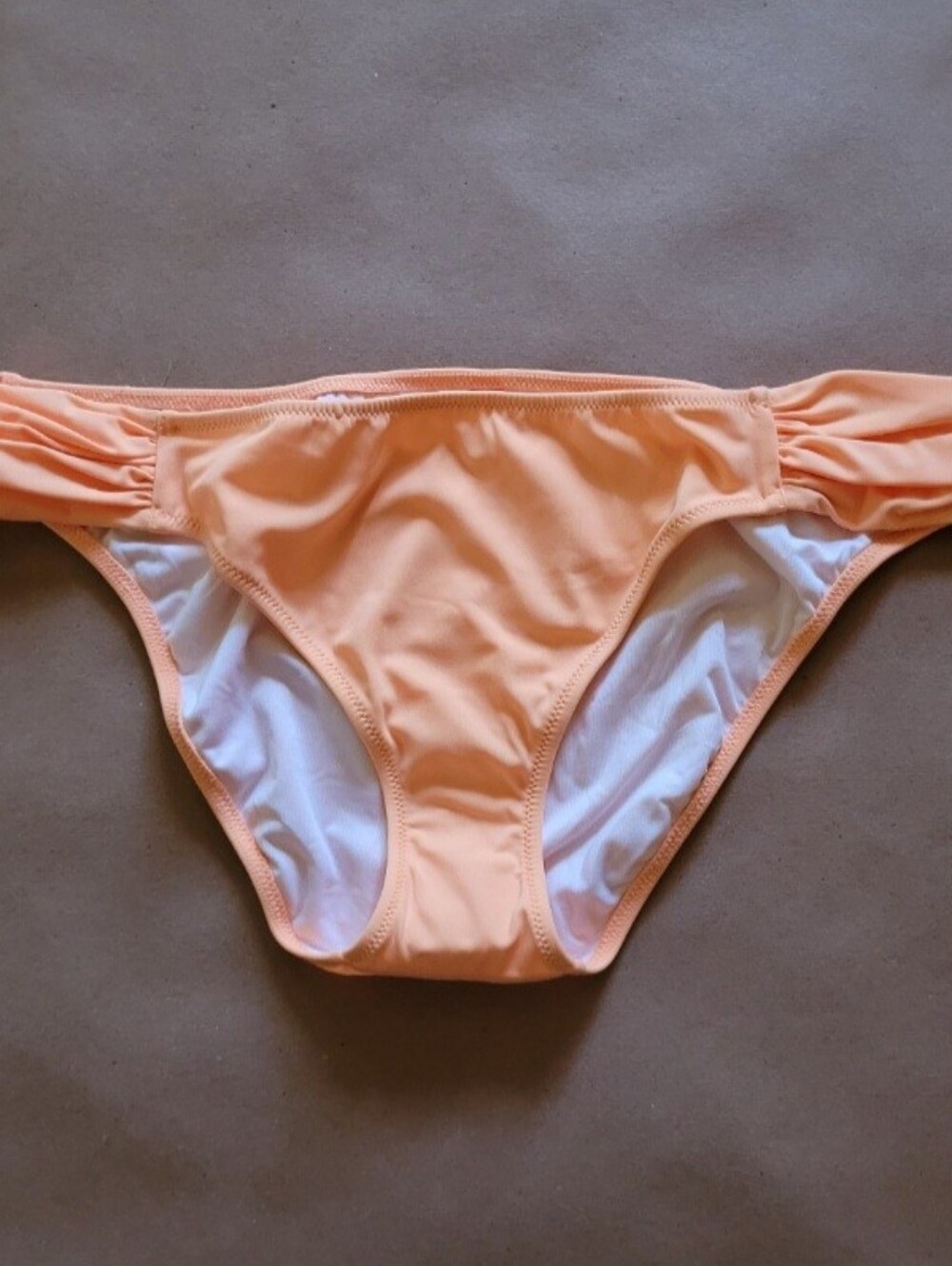 New VS Ruched side bikini bottoms